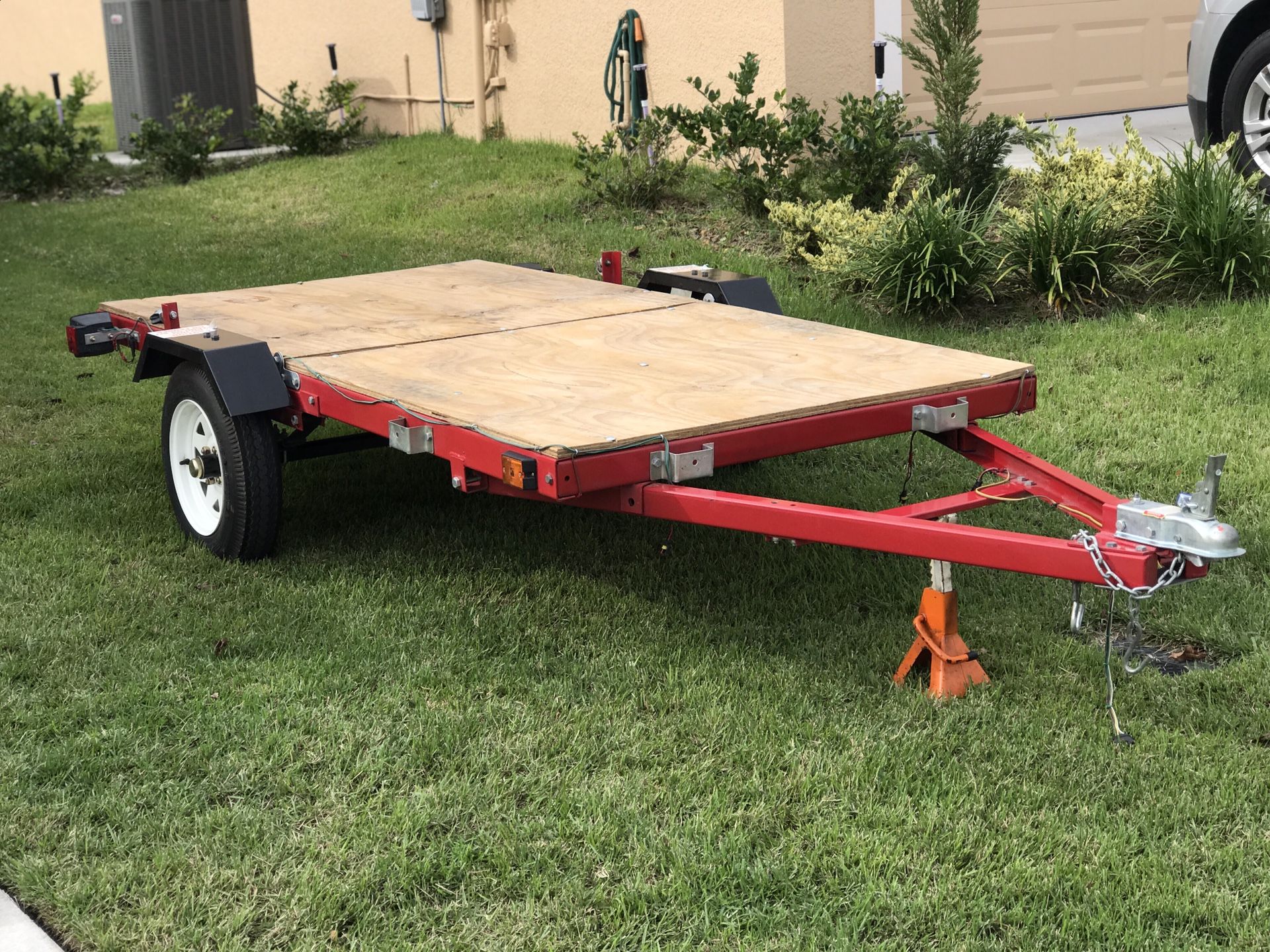 4x8 foldable trailer