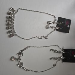 Diamond Necklace & Earring Sets