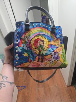 Little Mermaid Ariel Stained Glass Purse