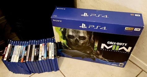 PlayStation 4 Call of Duty Bundle 1 TB slam  With games