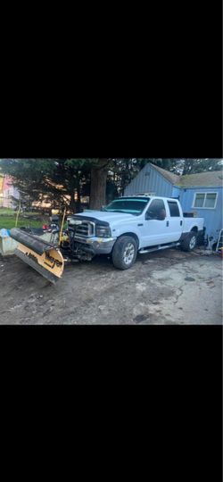 snow plow ford f250 7.3