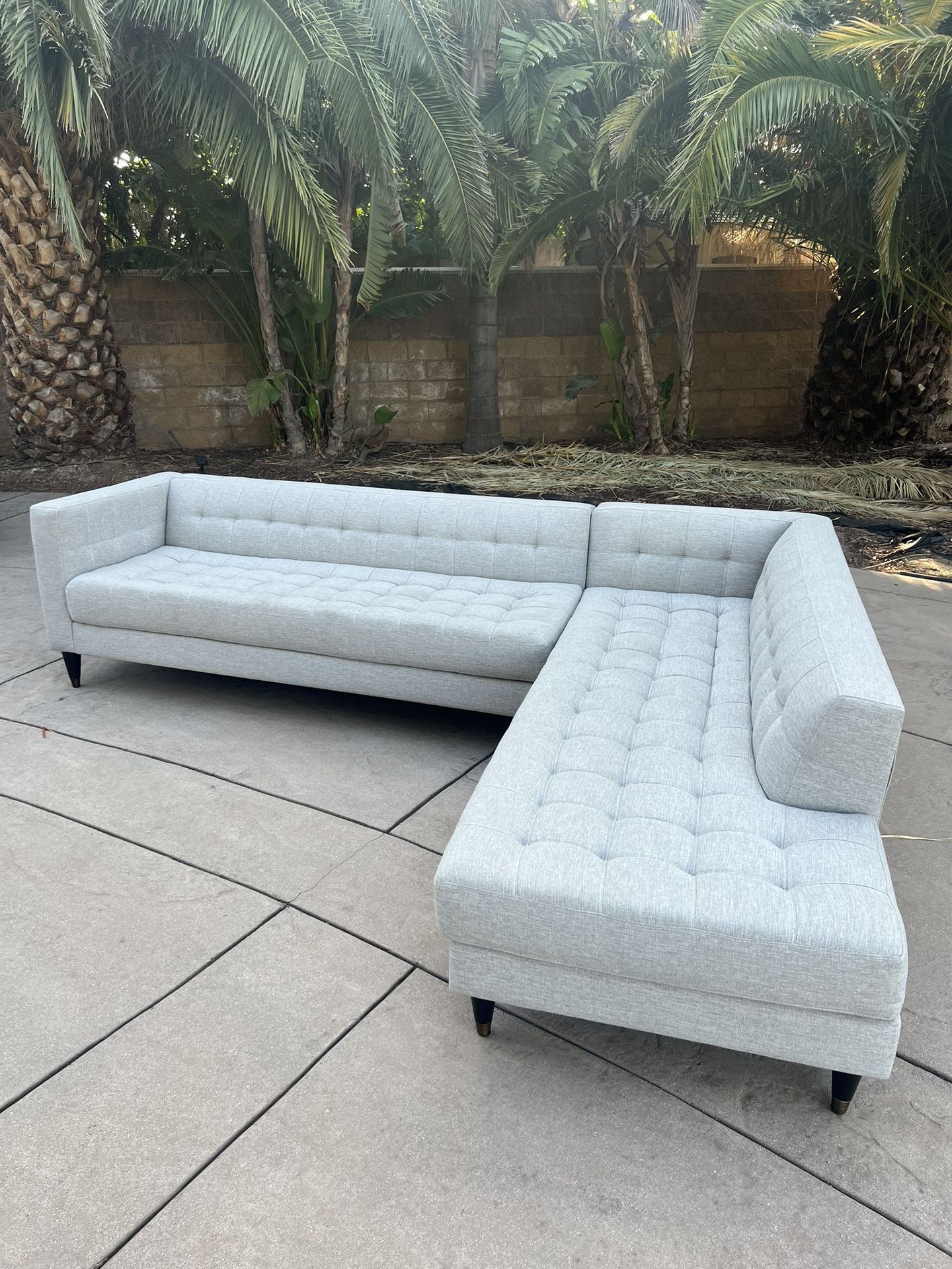 Two Piece Fabric Sofa