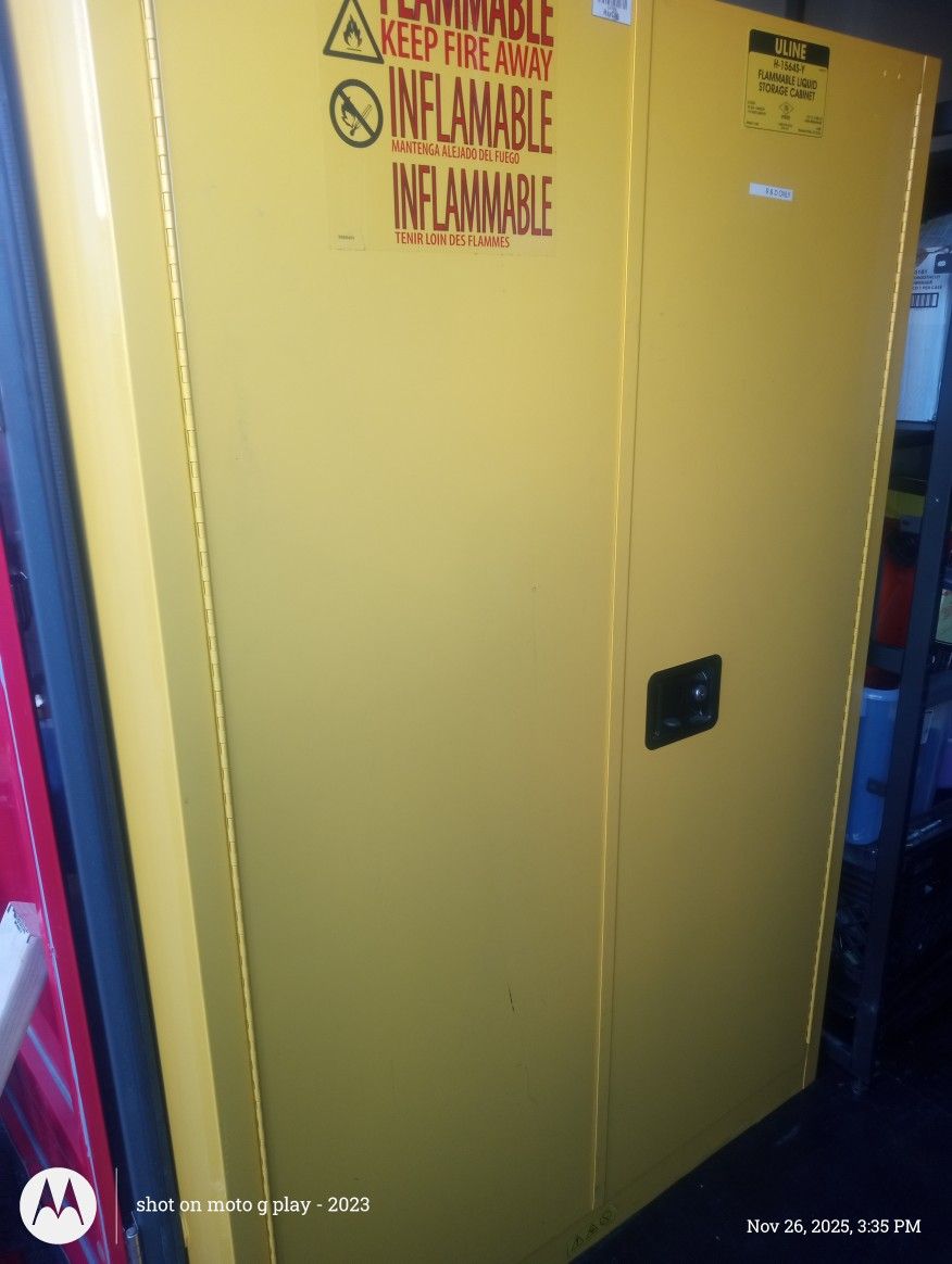 Uline Cabinet Fire Resistant