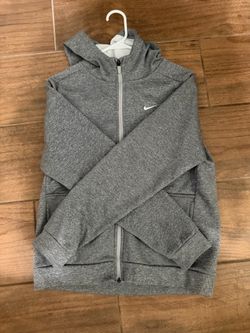 Grey Nike hoodie - Youth XL