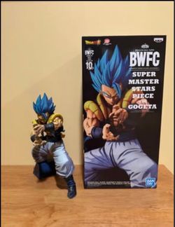 Dragon Ball SMSP BWFC D Prize 2D Color SSGSS Gogeta Figure
