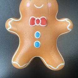 Gingerbread man stress ball