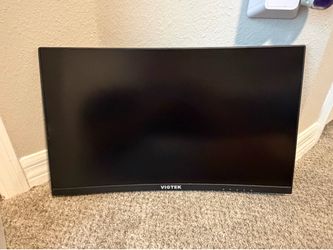24 inch Viotek curved 1080p pc monitor w stand and cable