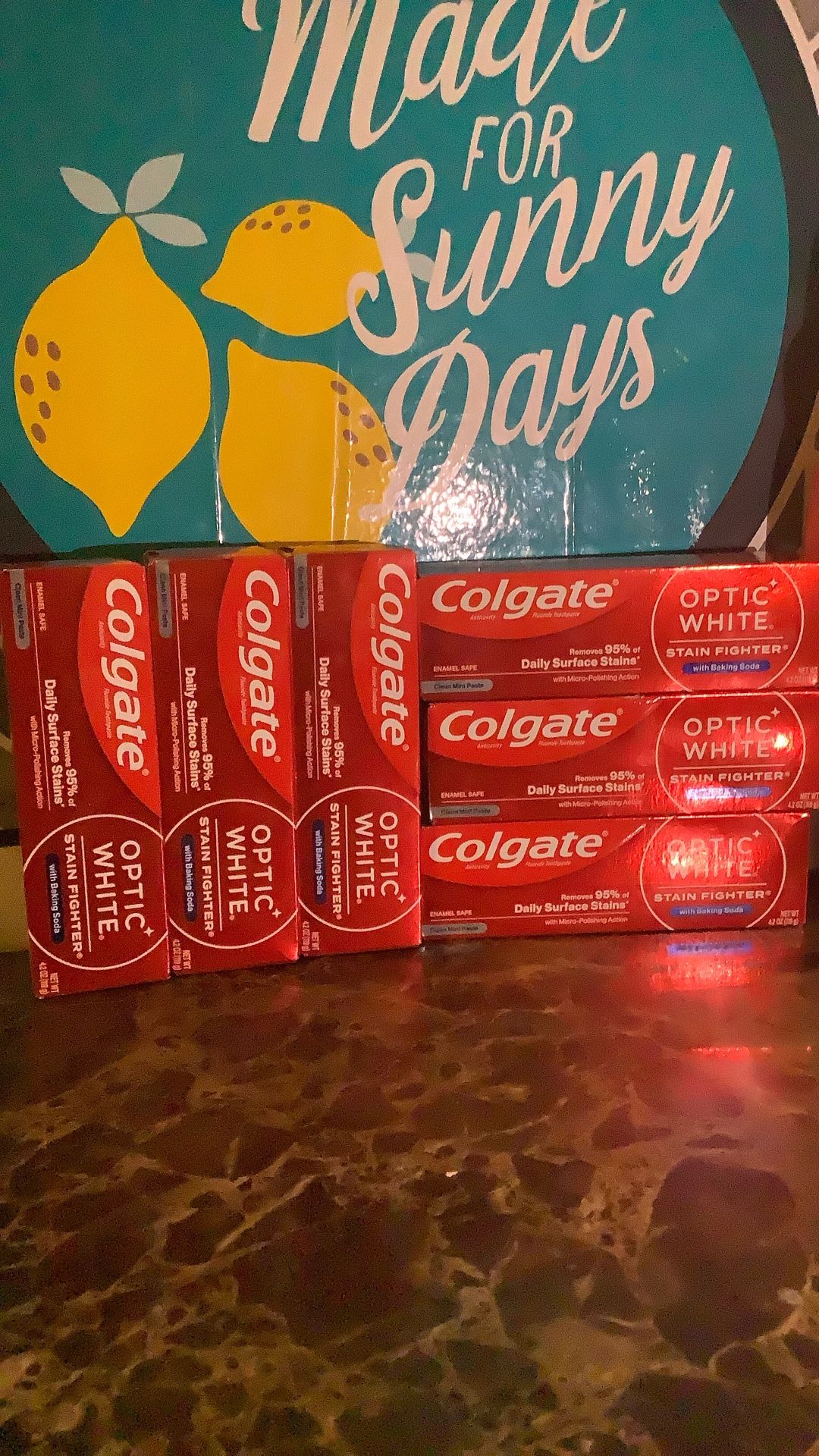 6-Optic White Toothpaste All For $12