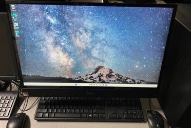 Dell All in one Computer - beautiful glossy touchscreen display - AMD gaming GFX - 500 gb SSD