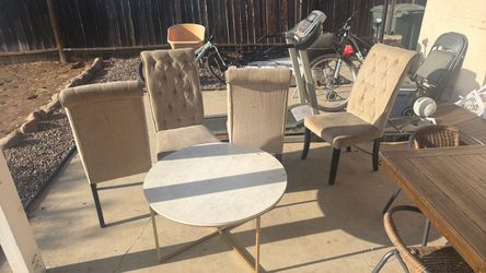 Chairs and table for free