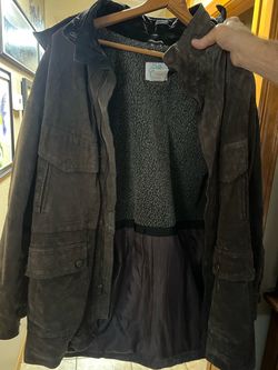 Ash Creek Trading Men's Genuine Leather Jacket Medium