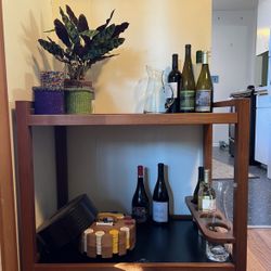 REDUCED - Teak Bar Cart - Mid Century 