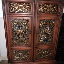 Antique Wooden Cabinet Wardrobe 