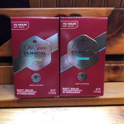 2 Old Spice Clinical Deodorant 