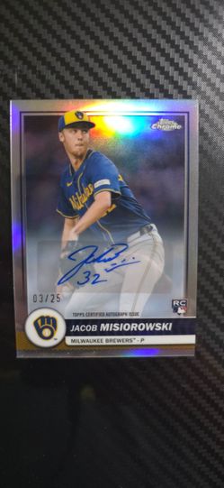 Jacob Misiorowski Topps Chrome RC Auto 03/25