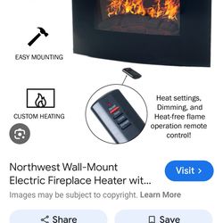 New Electric Fireplacd Heater
