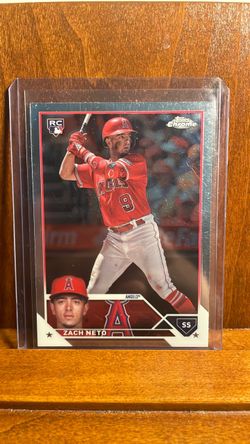 Zach Neto Angels Chrome Rookie