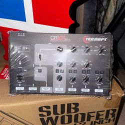 TARAMPS Five-Way Electronic Car Audio Crossover System CRX5