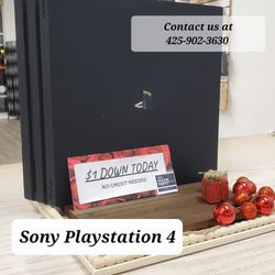 Sony Playstation 4 Ps4 / Ps4 Slim / PS4 500GB Gaming Console - $1 DOWN PAYMENT - NO CREDIT NEEDED