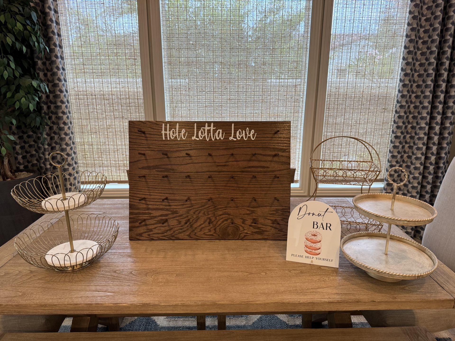 Table Top Donut Wall & Dessert Bar Accessories