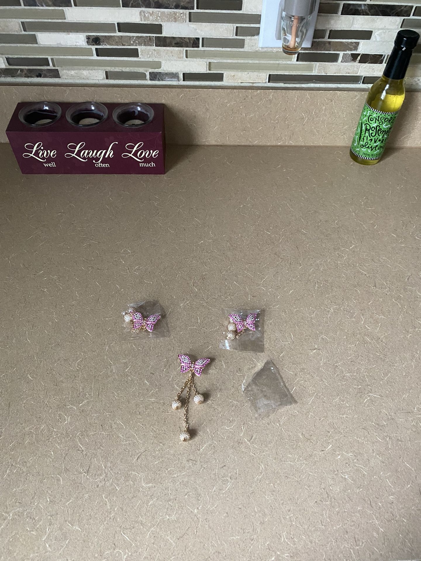 Pink Butterfly Croc Charms
