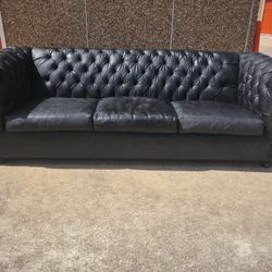 1990s Old Hickory Tannery Cigar Sofa