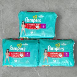 Pampers Cruiser 360 Baby Diapers Size 5