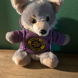 The Mystery Spot plush wolf