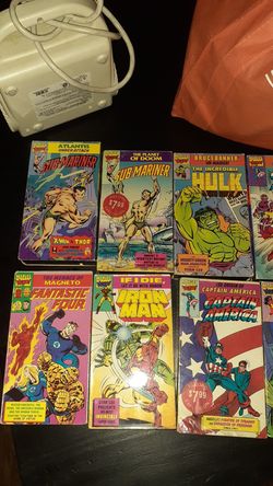 Rare Marvel vhs videos