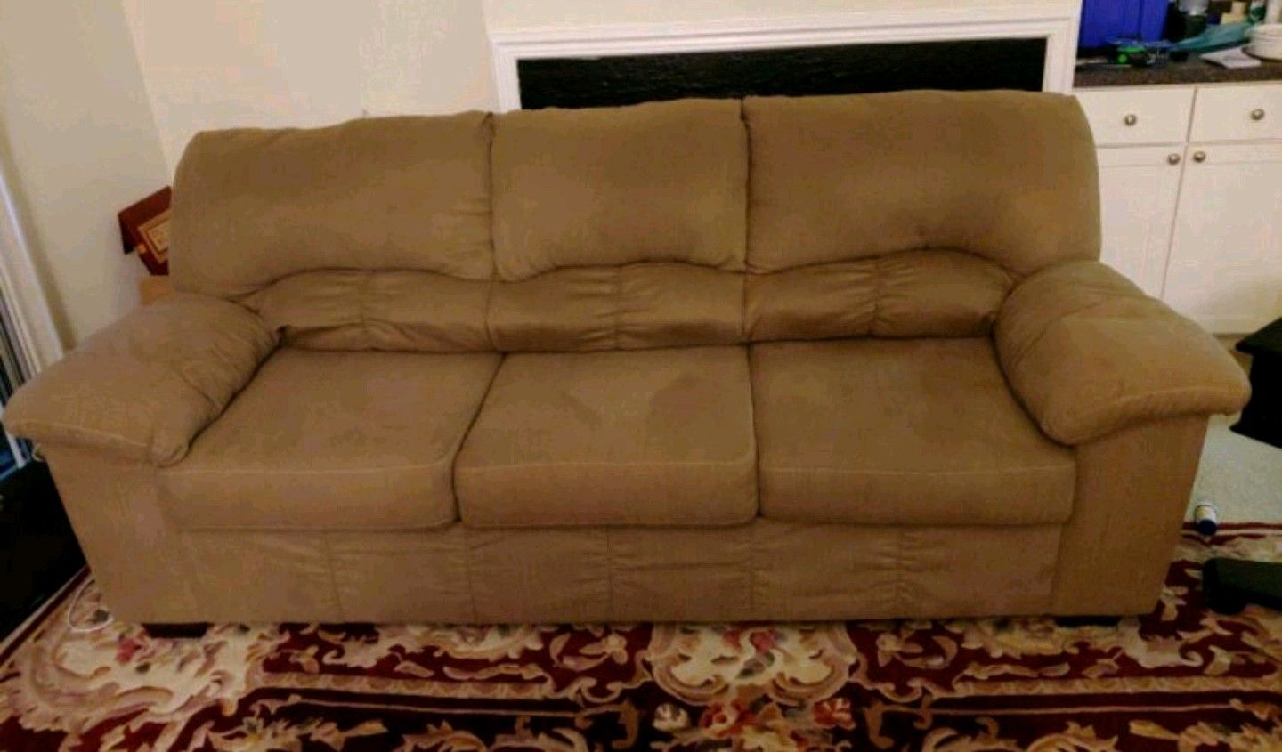Couch 3-seat microfiber