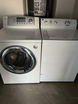 Washer and gas dryer