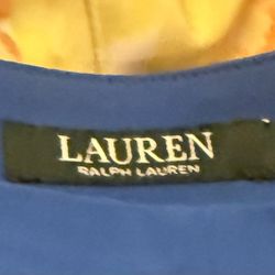 Lauren Ralph Lauren Blue A-Line Skirt Size 8