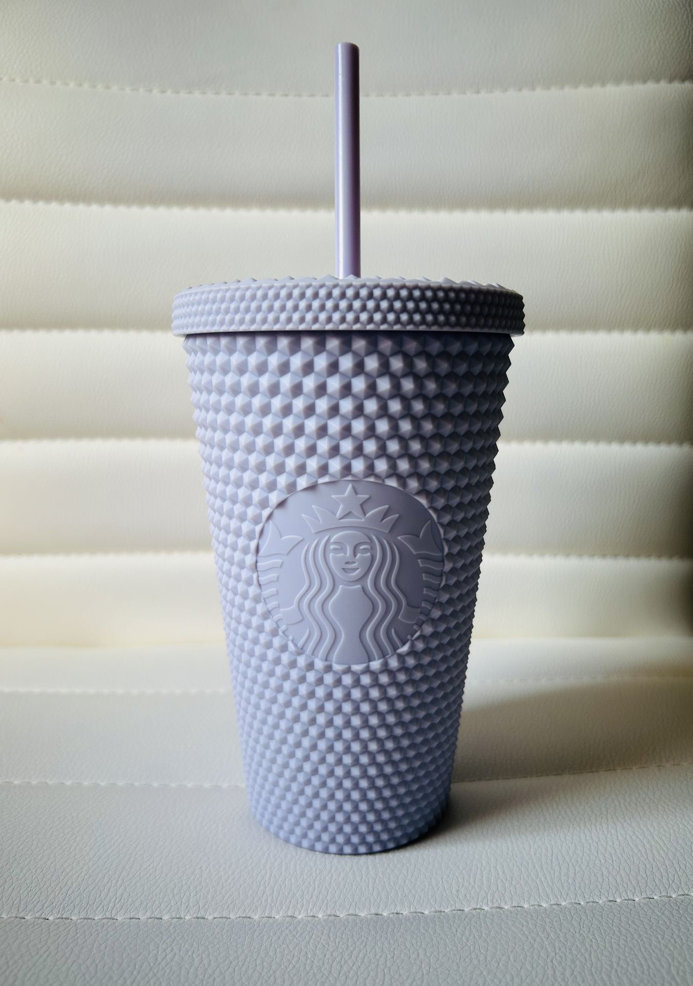 Starbucks Studded Matte Light Pastel Lavender Purple 16 oz Grande Opaque Tumbler