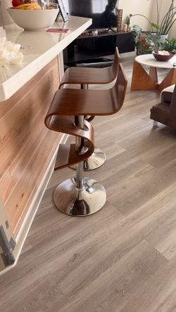 Set of modern bar stools - $200