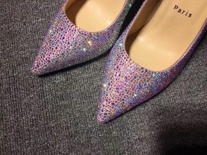 Purple Christian Louboutin Heels