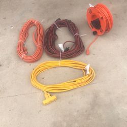 100 Ft- 75Ft Electrical Extension Cords $10 Each