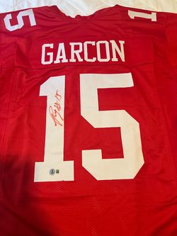 Pierre Garçon San Francisco 49ers Beckett Certified Autograph Jersey. Size XL new