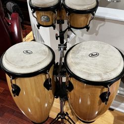 Pearl Primero Conga & Bongo Set w/ Stand