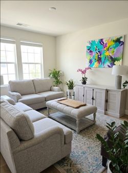 NFM New Ashley Sofa Loveseat Coffee Table Ottoman