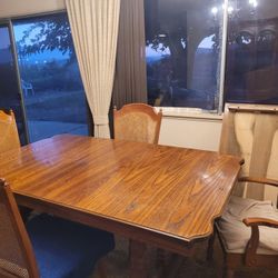 Table And China Cabinet 