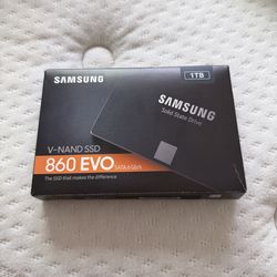 Samsung 860 EVO 1tb SSD External Hard Drive