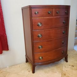 Antique Chippendale Tall Boy Dresser