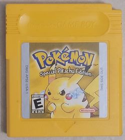 NINTENDO GAMEBOY: POKÉMON YELLOW SPECIAL PIKACHU EDITION