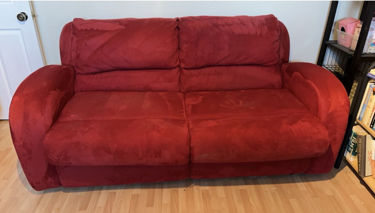 Red Sleeper Sofá