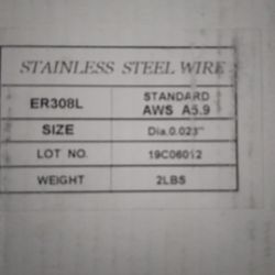 Stainless Steel Mig Welding Wire 