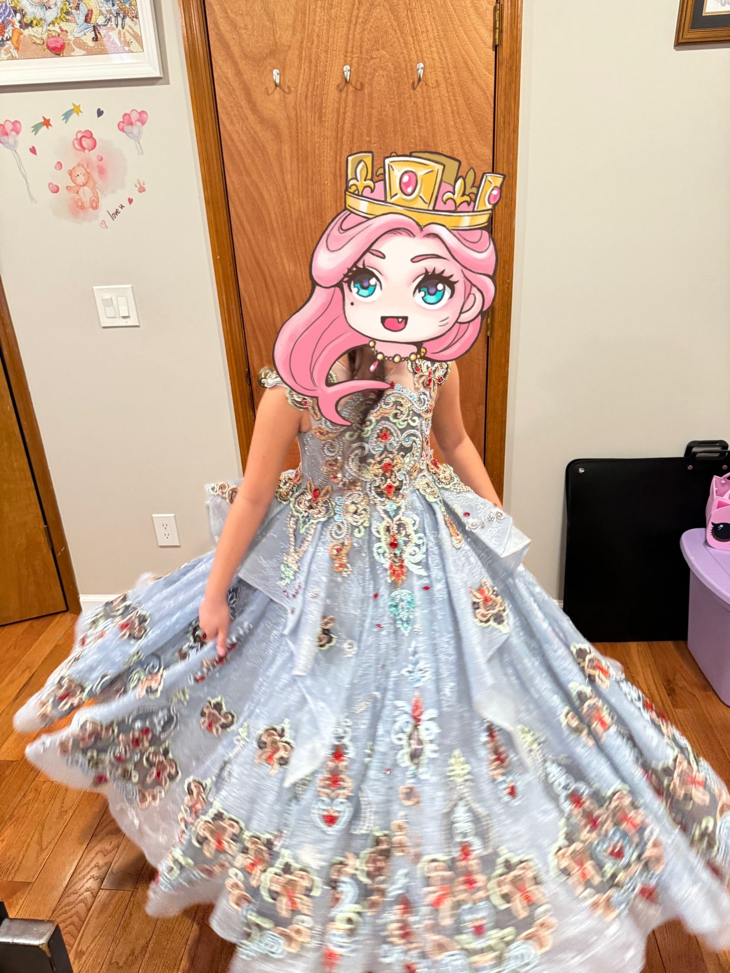 Blue Princess Dress