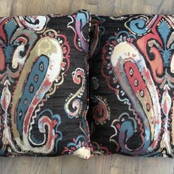 Two 20" Square Sofa Cushions
