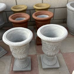 New Flower Pots Made Out Of Cement Perfect Gift 🎁 