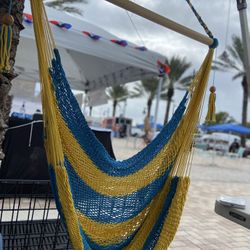 Beach Hammock Chair / Swing - 100% Cotton 