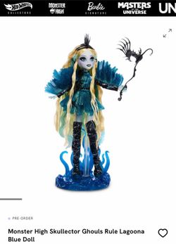 Monster High Skullector Ghouls Rule Lagoona Blue Doll